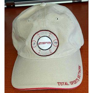 ESPN Total Sports Network ESPN ZONE 1979 Kaki Baseball Cap Hat Adjustable Adult